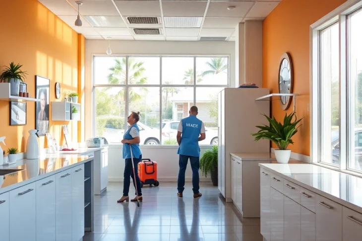 Professional cleaning company in Jacksonville providing exceptional cleaning services.