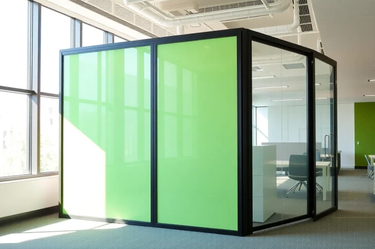 Enhance your space with a Folding Partition Wall, featuring sleek design and vibrant colors for modern offices.