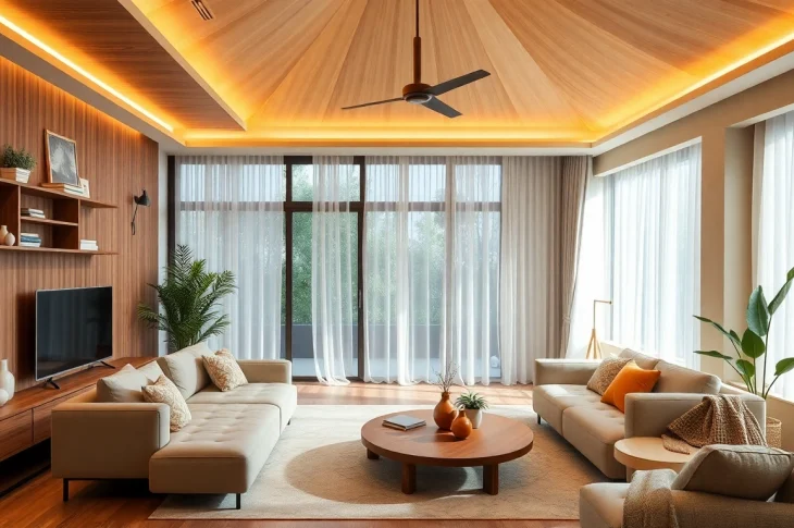 Menyalakan suasana dengan water vapor fireplace yang menciptakan ilusi api yang hidup dan aman bagi anak-anak dan hewan peliharaan.